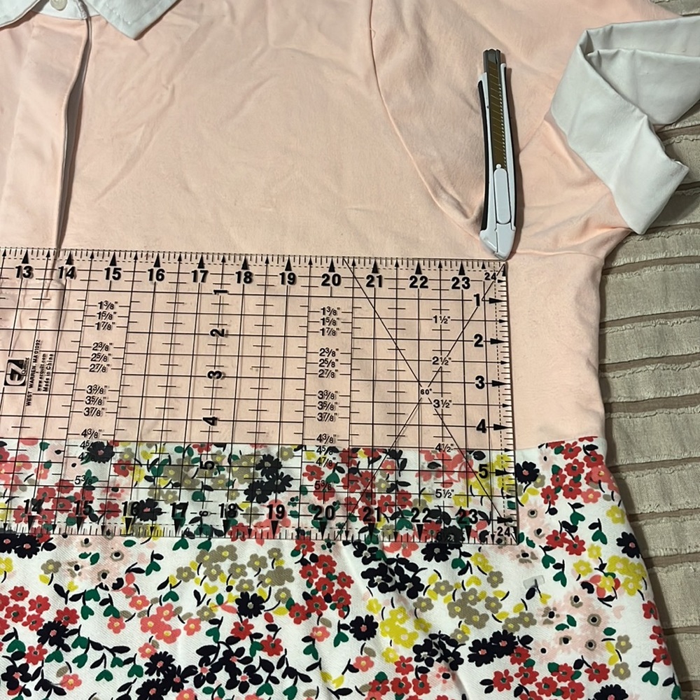 Tommy Hilfiger Colorblock Floral Stripe Polo - Women’s Plus Size 3X - Picture 6 of 16